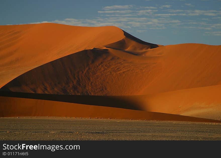 Sand Dunes of the Namib desert