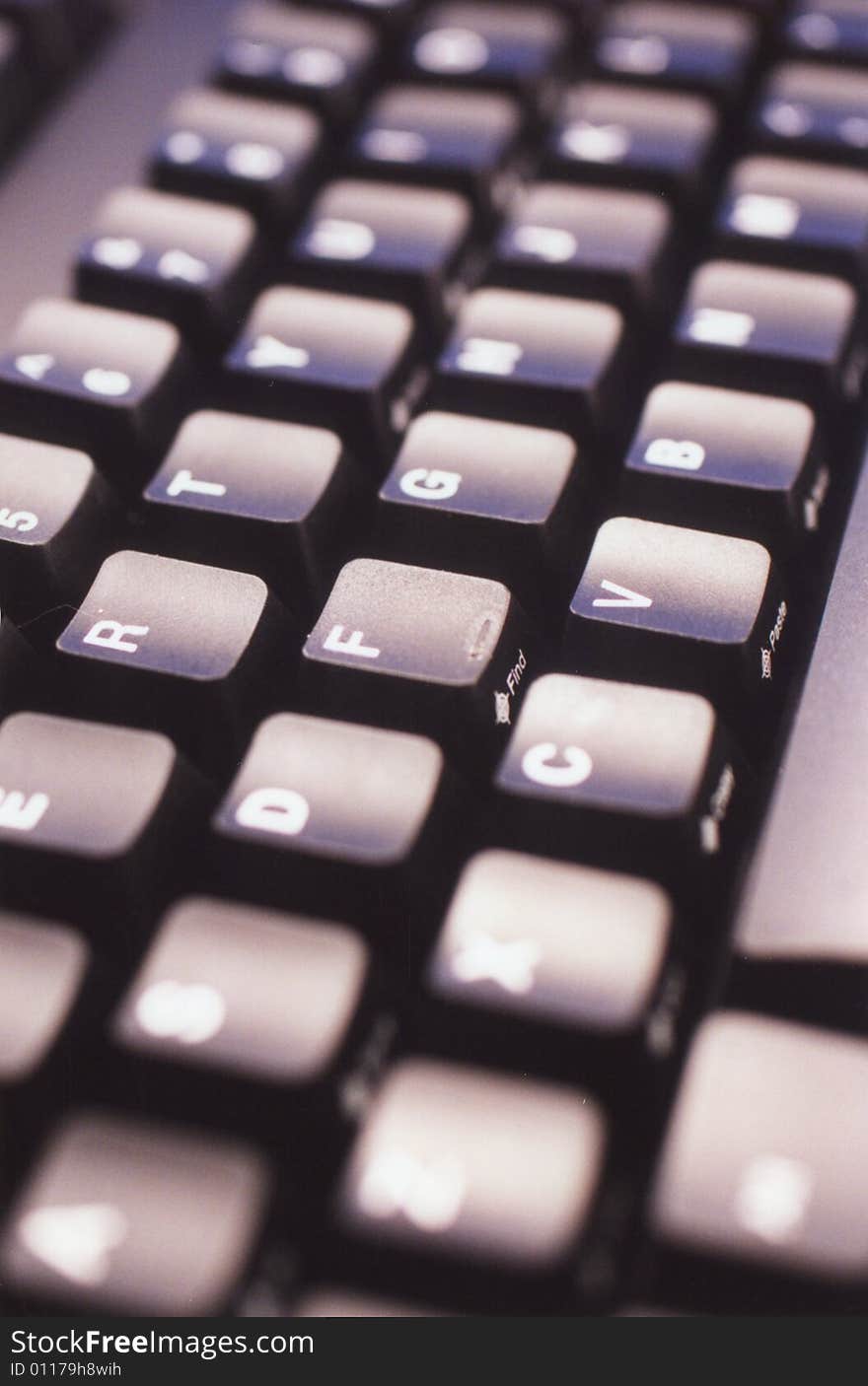 Photo of a computer keyboard