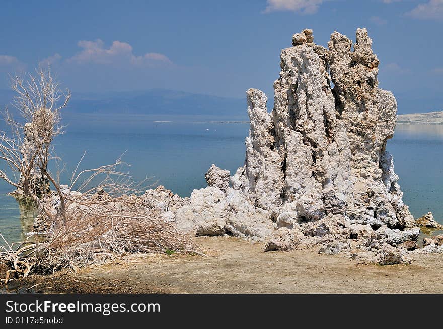 Tufa rock formation