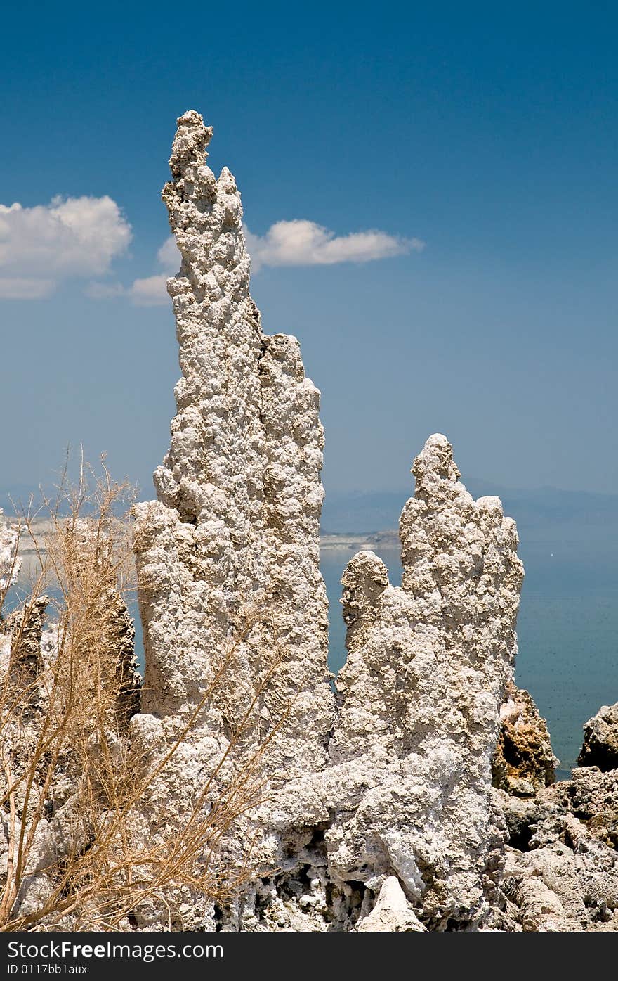 Tufa rock formation