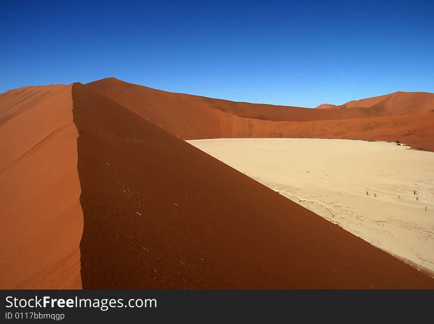 Dead Vlei, Namib desert, Sossusvlei, Namibia