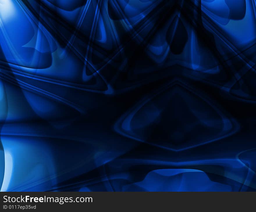 A abstract background made out of the colour blue. A abstract background made out of the colour blue.