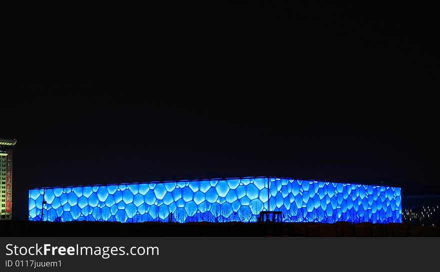 National Swimming Center �Water Cube� for 2008 Beijing Olympic