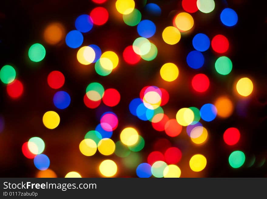 Christmas bokeh background