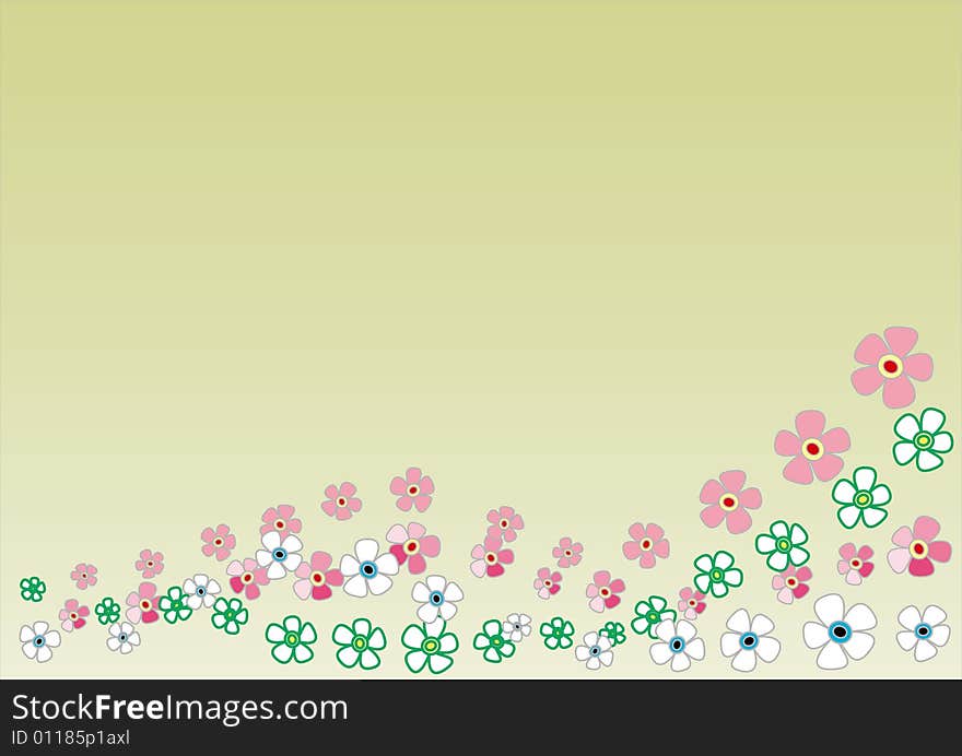 Abstract flower background