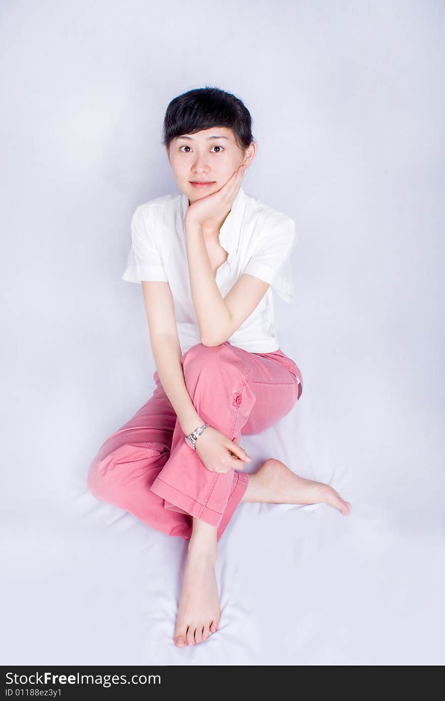 Studio shoot of a beautiful young asian female. Studio shoot of a beautiful young asian female