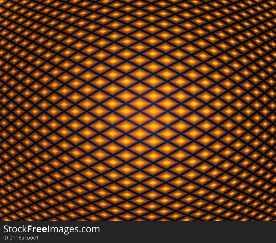 Futuristic abstract background of metalic lamps. Futuristic abstract background of metalic lamps