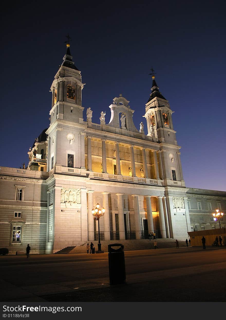 Santa Maria la Real de La Almudena is a catholic cathedral in Madrid, Spain. Built in the neoclassical style in the 18th century.