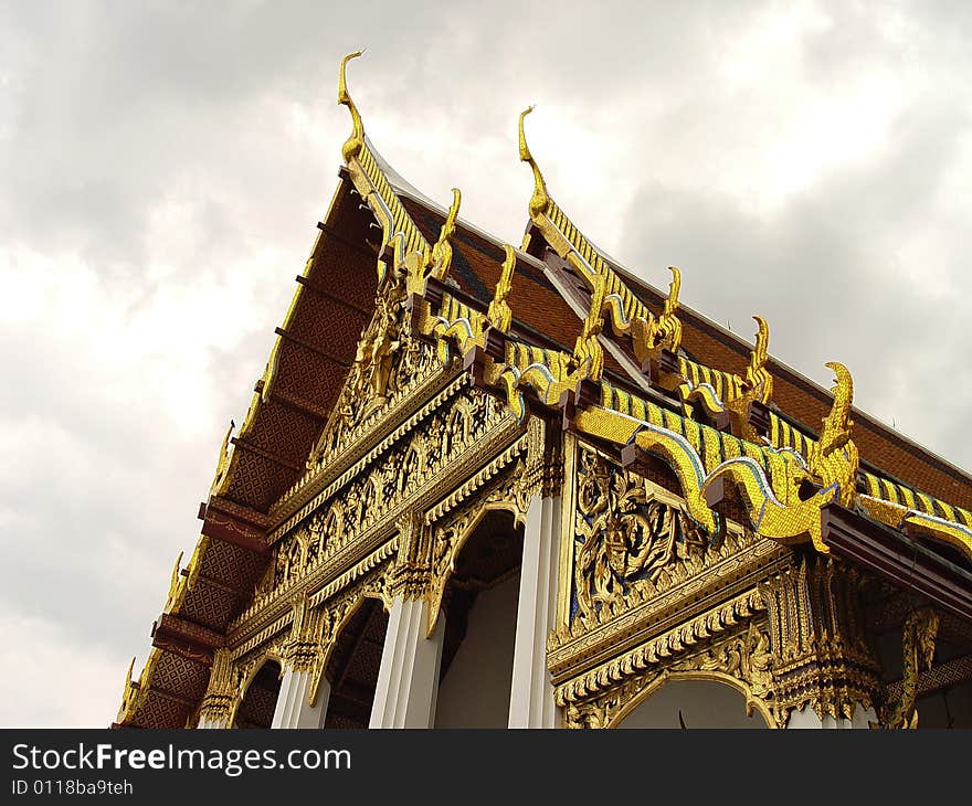 At the Grand Palace or Wat Phra Kaew in Bangkok, Thailand