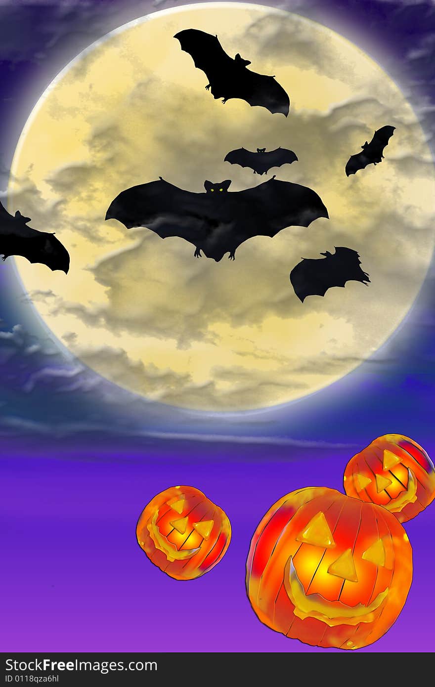 An original background for halloween