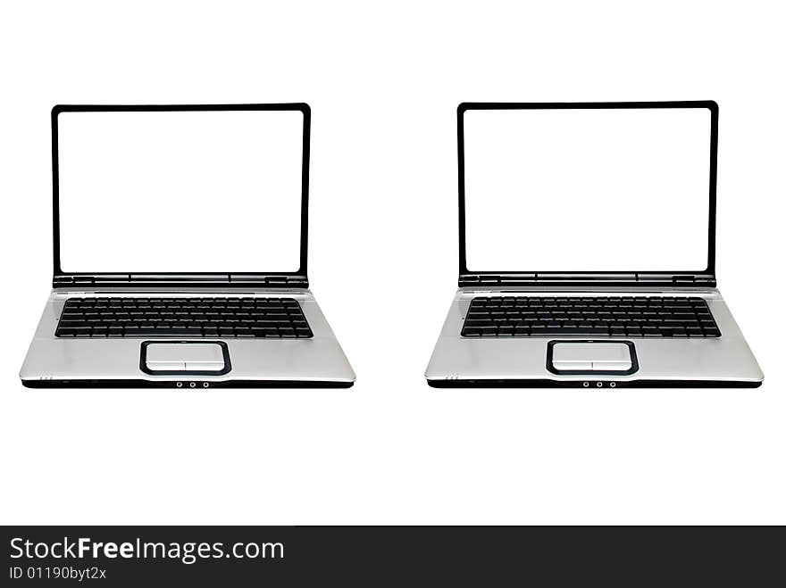 Pair of laptop computer