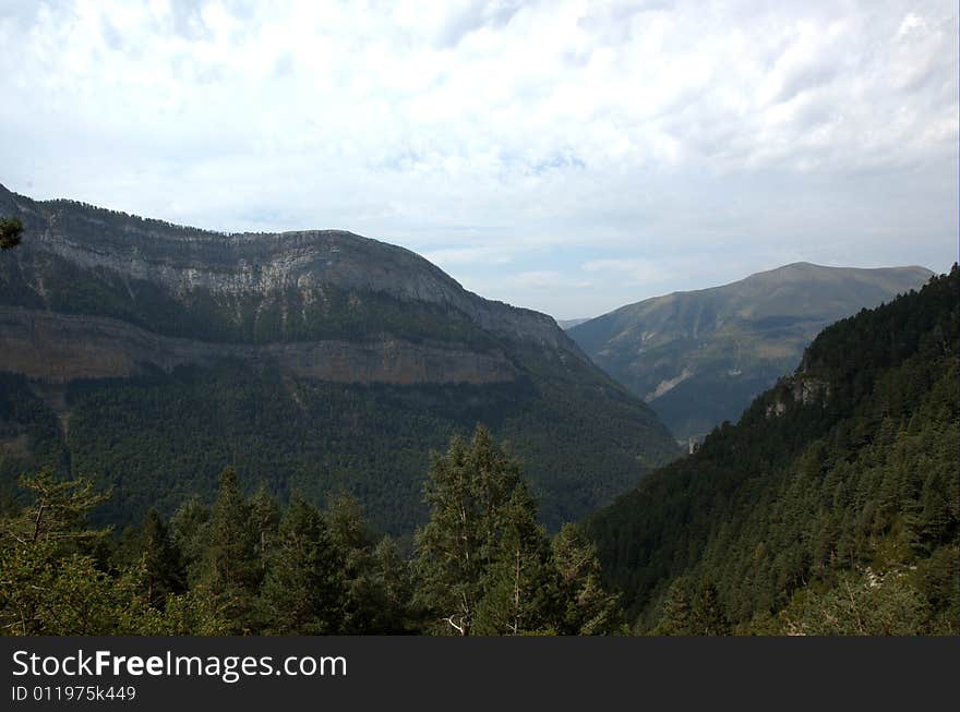 View Of Nature Park Ordesa.