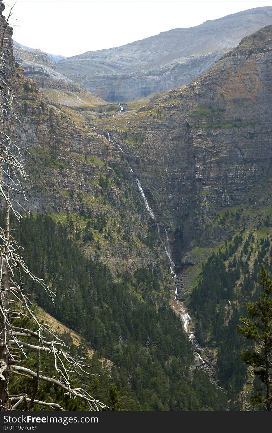 View Of The Cascade Cotatuero.