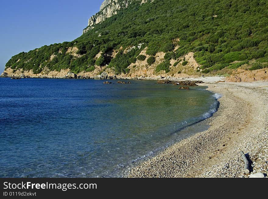 Tavolara island beach