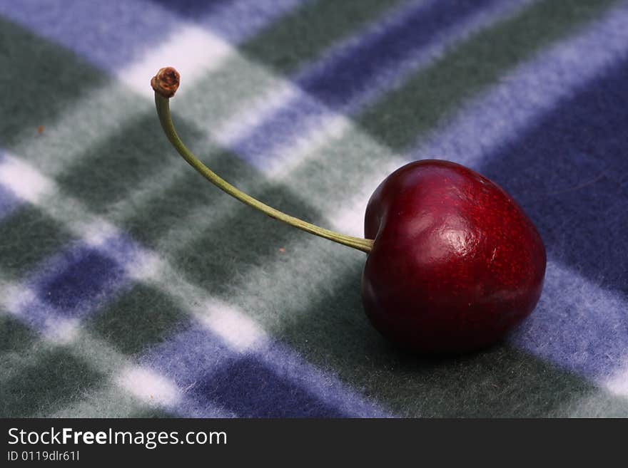 Close up photo with cherry. Close up photo with cherry