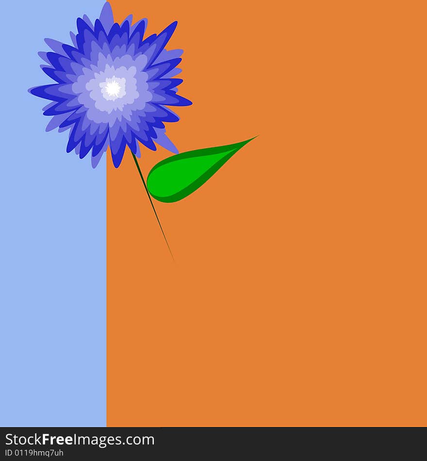 Card background flower