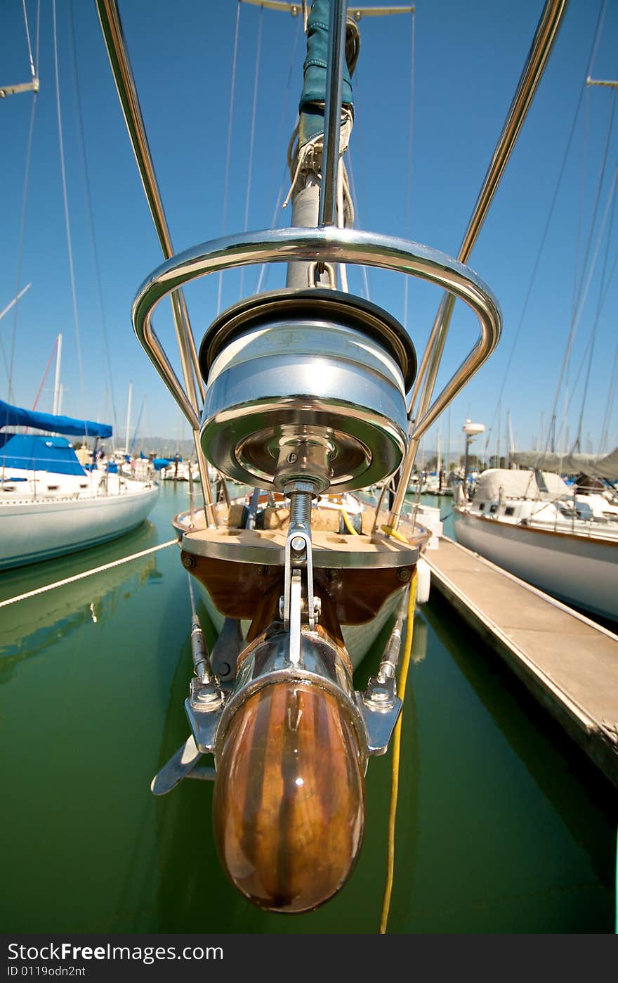 Berkeley Marina Prow Close Up