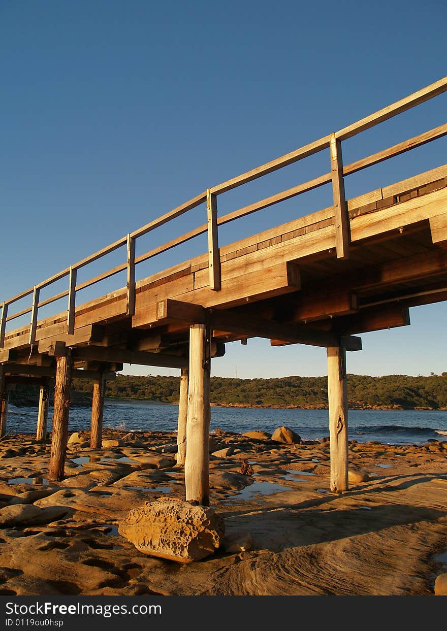 Wooden bridge