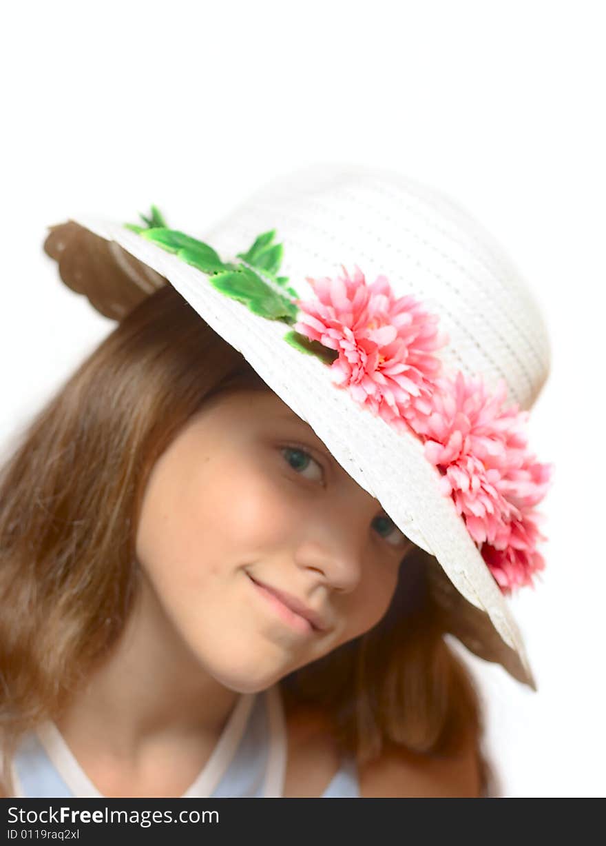 Beauty Girl In Hat