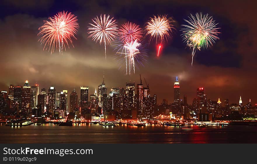 The Mid-town Manhattan Skyline