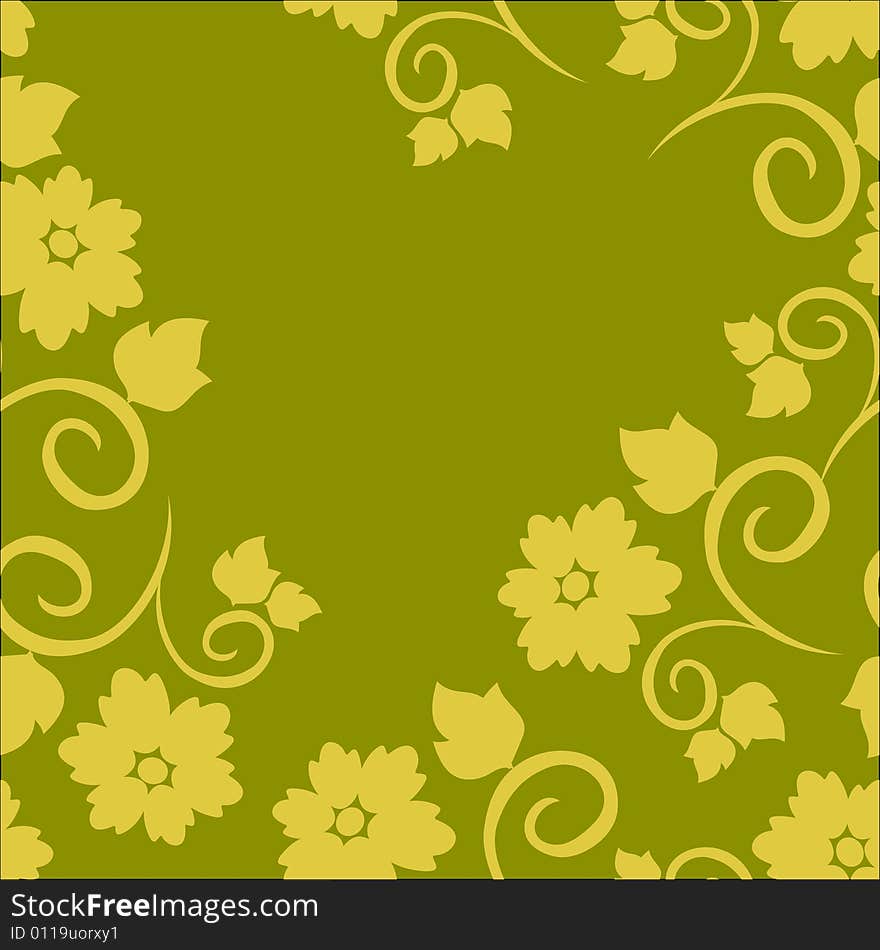 Floral seamless pattern for your design