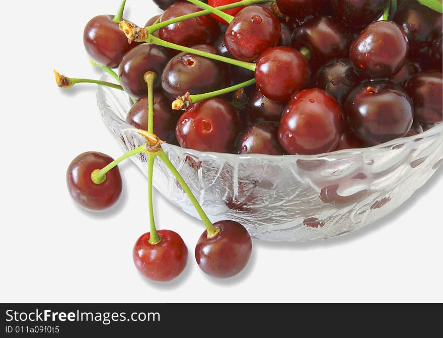 Berries of a cherry