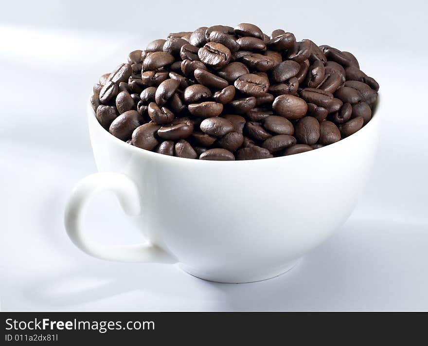 A cup of coffee bean