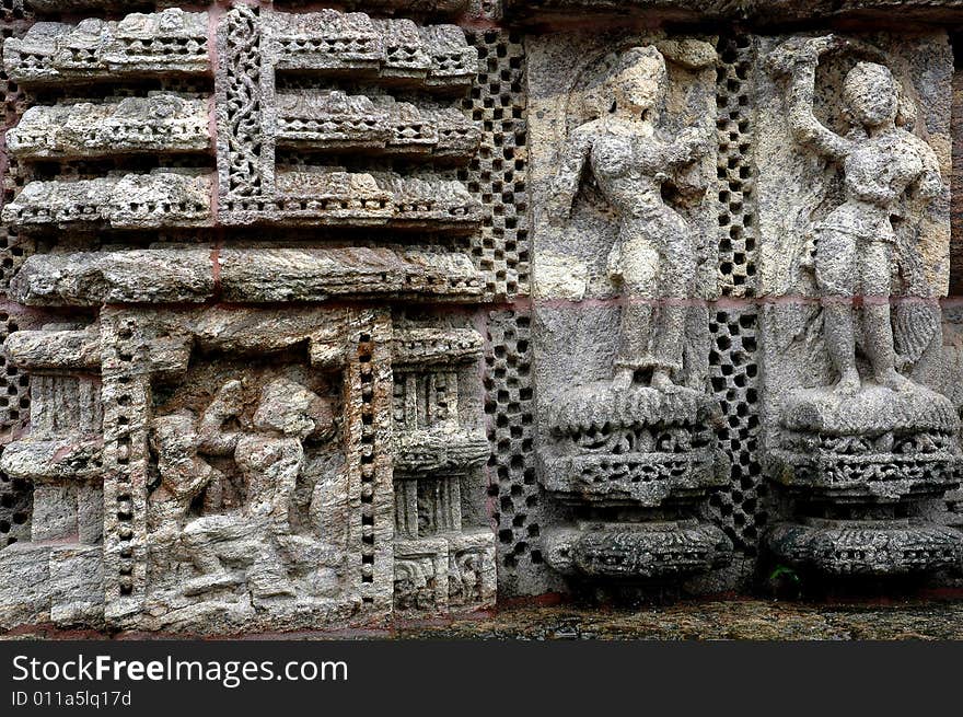 Konark temple of Orissa-India.