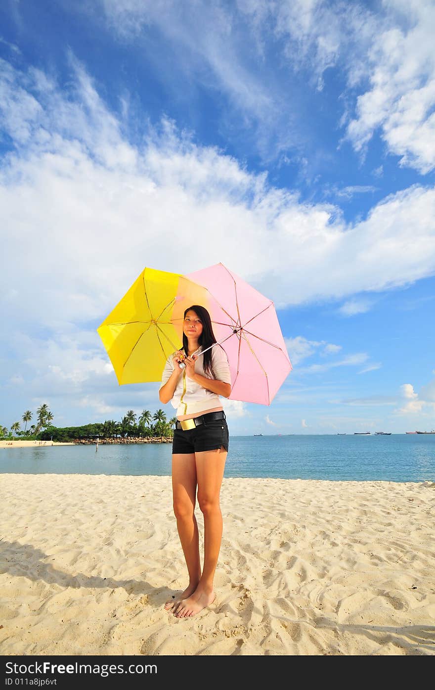 Pictures of smiling faces at the beach. Pictures of smiling faces at the beach.