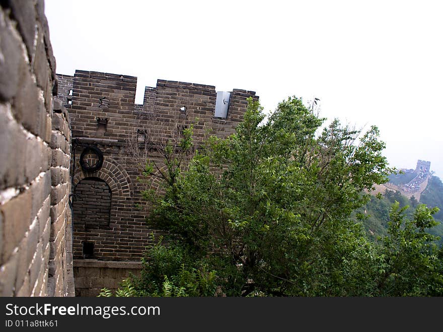 The historical landmark in Beijing, China - Great Wall, one of the famous wonders in the world