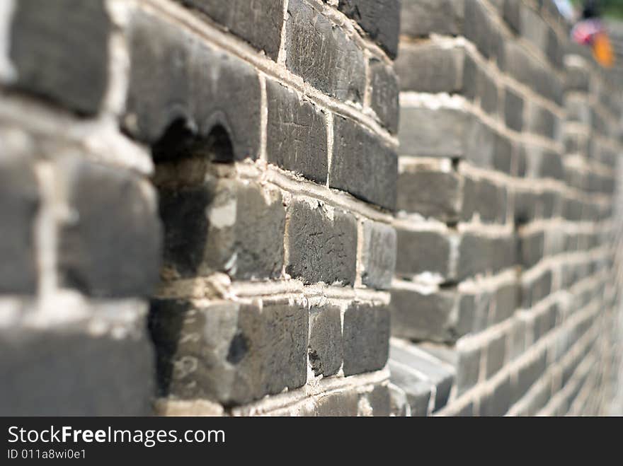 The historical landmark in Beijing, China - Great Wall, one of the famous wonders in the world