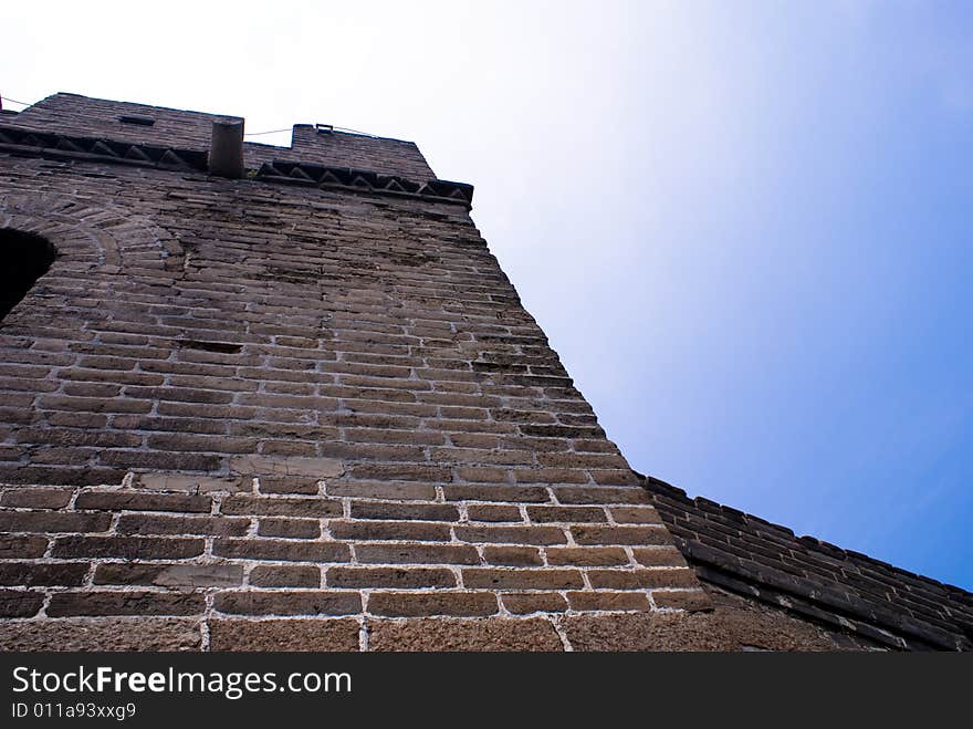 The historical landmark in Beijing, China - Great Wall, one of the famous wonders in the world