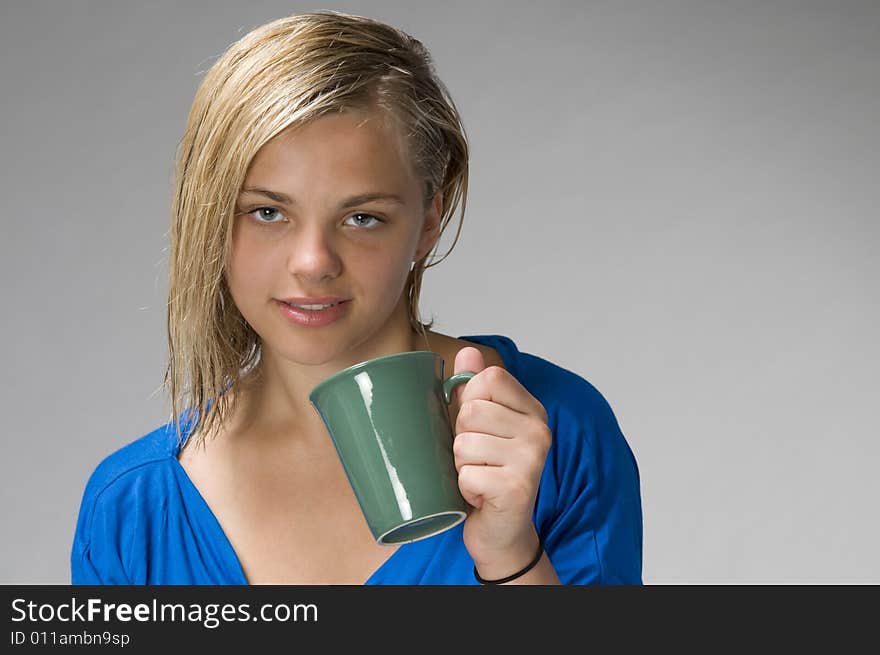 Girl with the cup