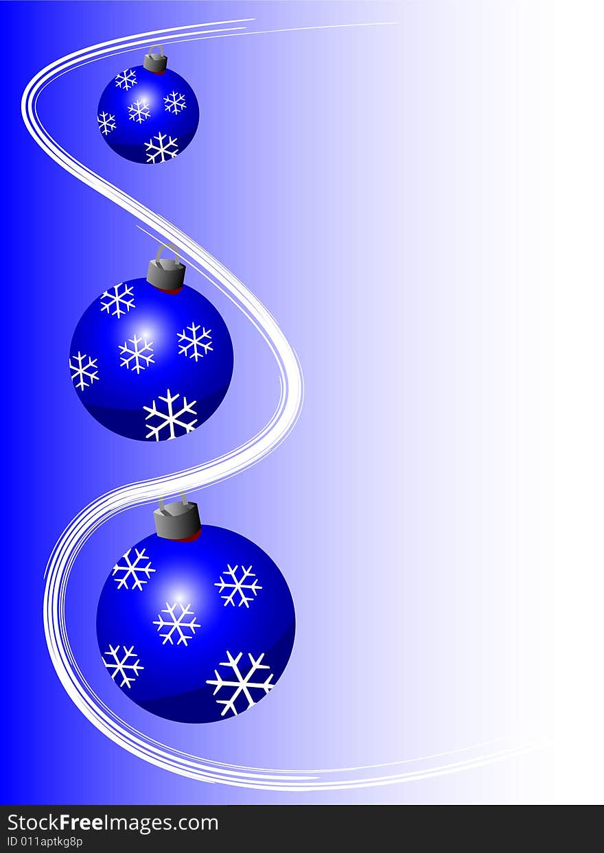 Blue Christmas Background