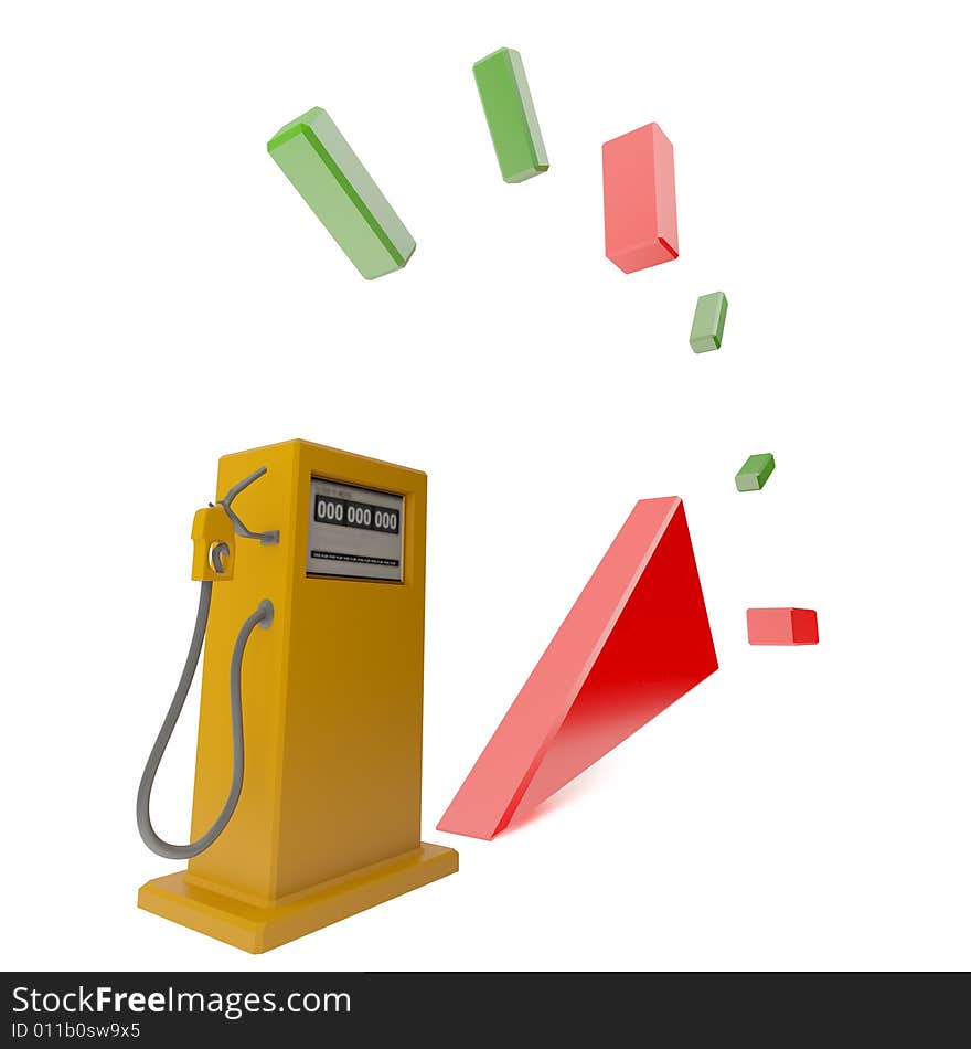 3d fuel indicator shows zero. 3d fuel indicator shows zero