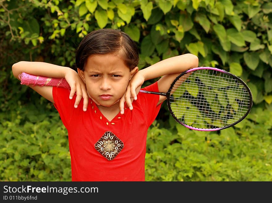 Child With Racket