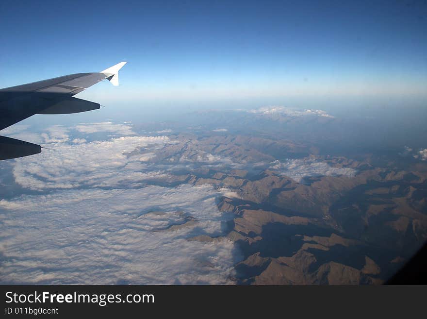 Panoramic view of mountains