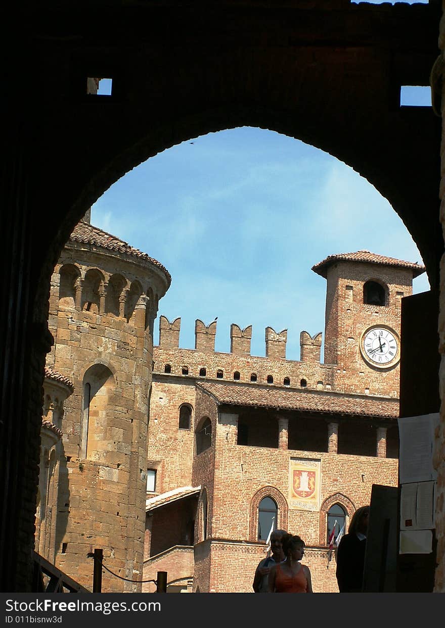 Scorcio del borgo medioevale di Castellarquato