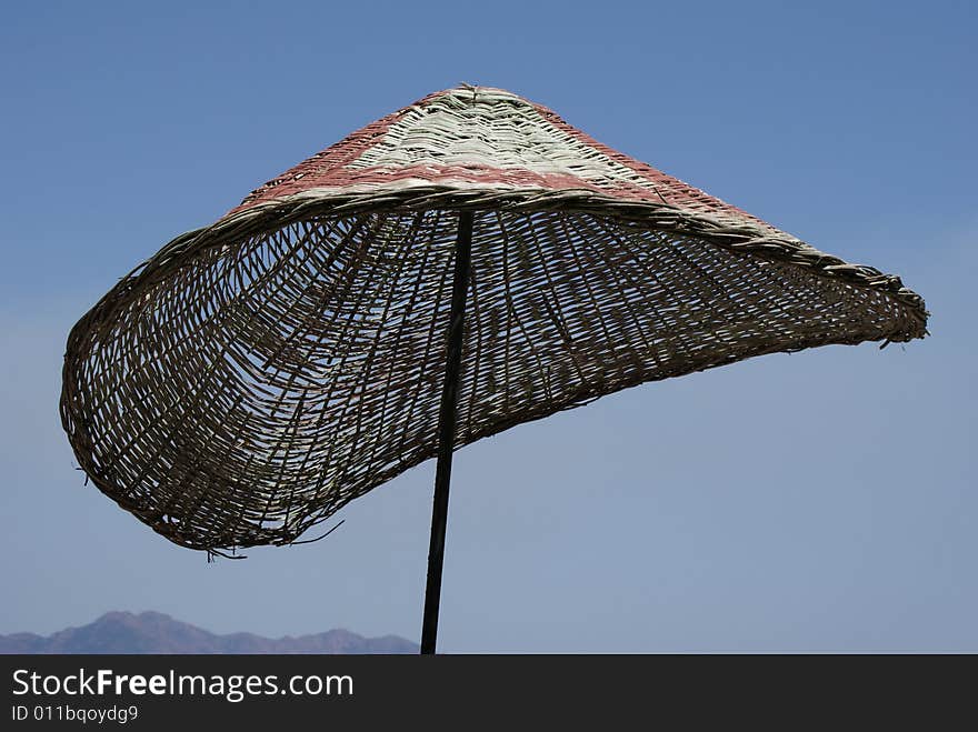 Beach umbrella parasol