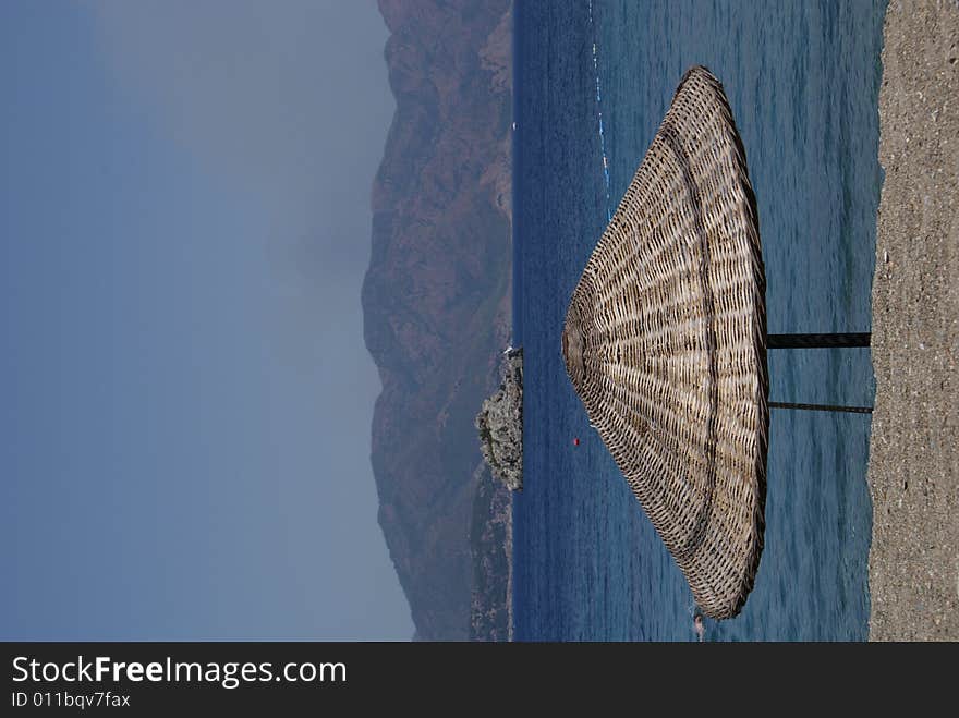 Beach umbrella parasol