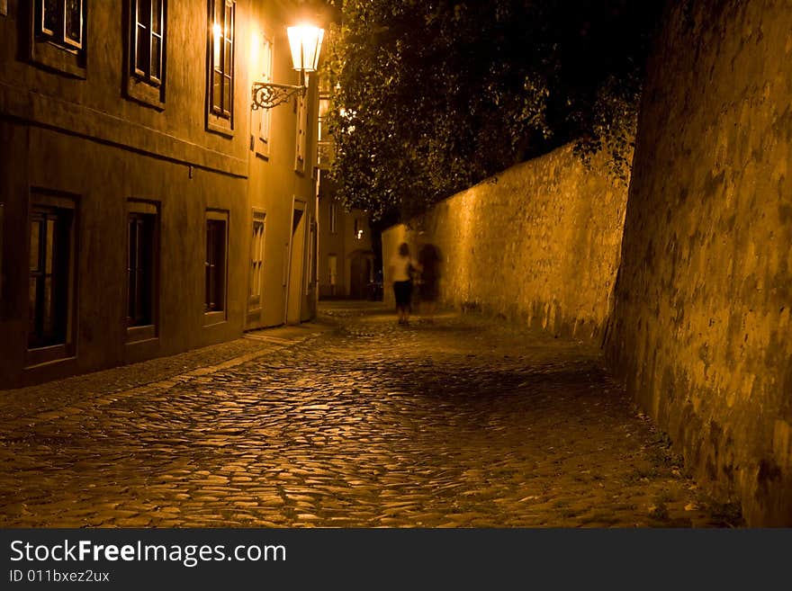 Night Prague scenery