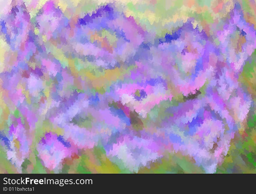 Multicoloured abstract background in pink and green. Multicoloured abstract background in pink and green