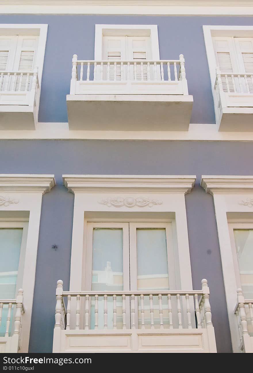 Architecture detail in old San Juan, Puerto Rico. Architecture detail in old San Juan, Puerto Rico