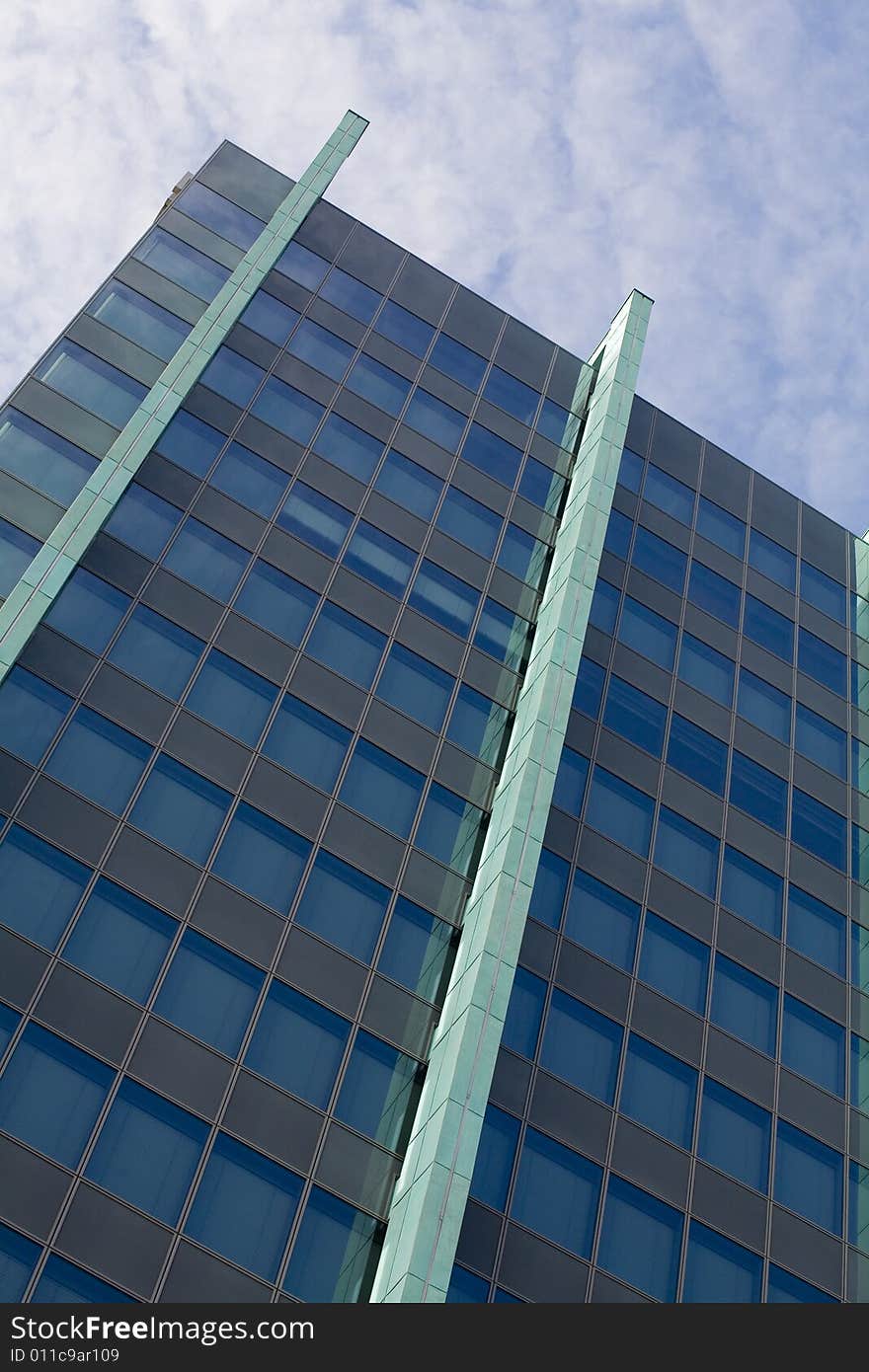 A Skyscrapers in Frankfurt, Germany