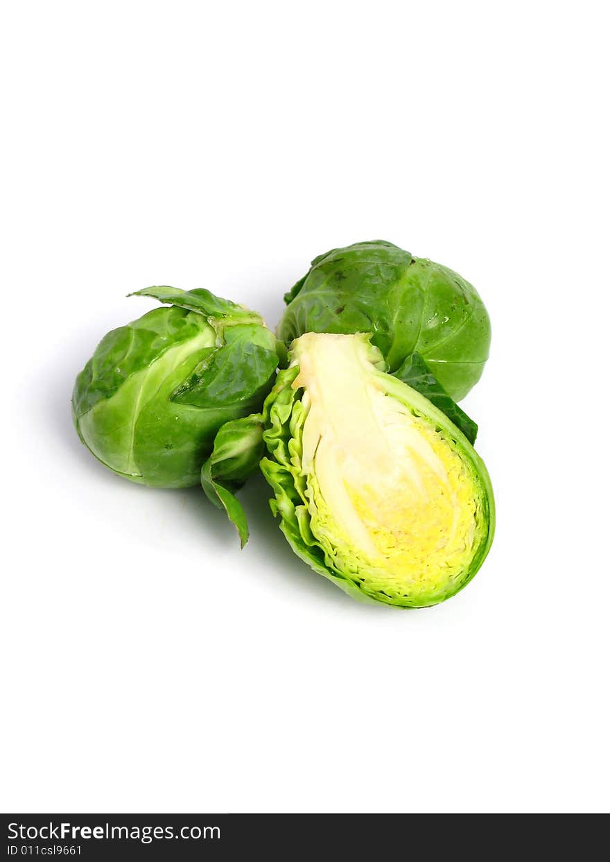 Fresh organic Brussels sprouts