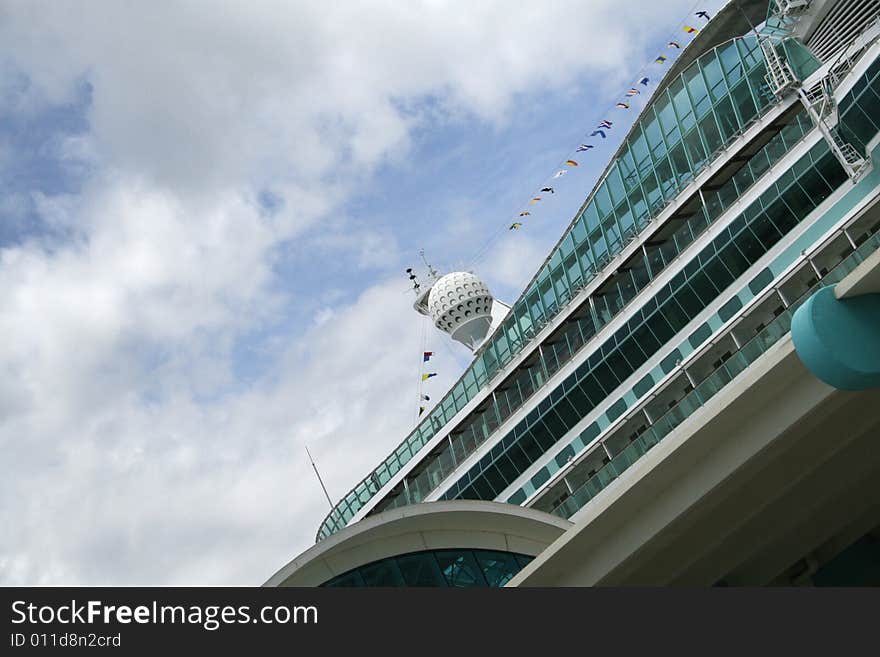 Cruise Ship At Dock