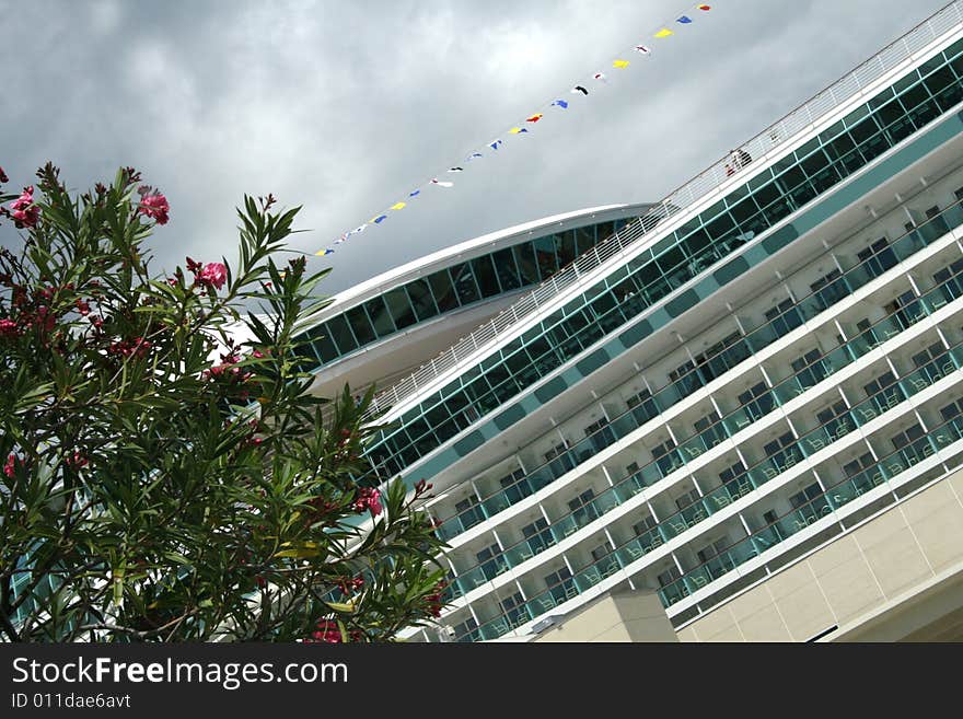 Cruise liner at Dock