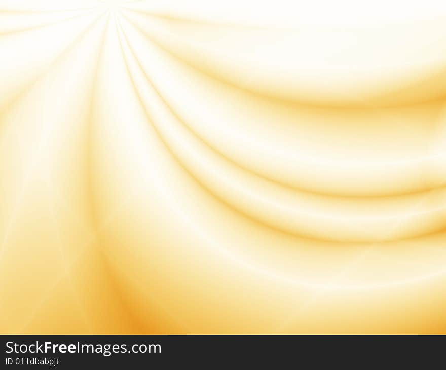 Abstract yellow background. Fractal image. Abstract yellow background. Fractal image