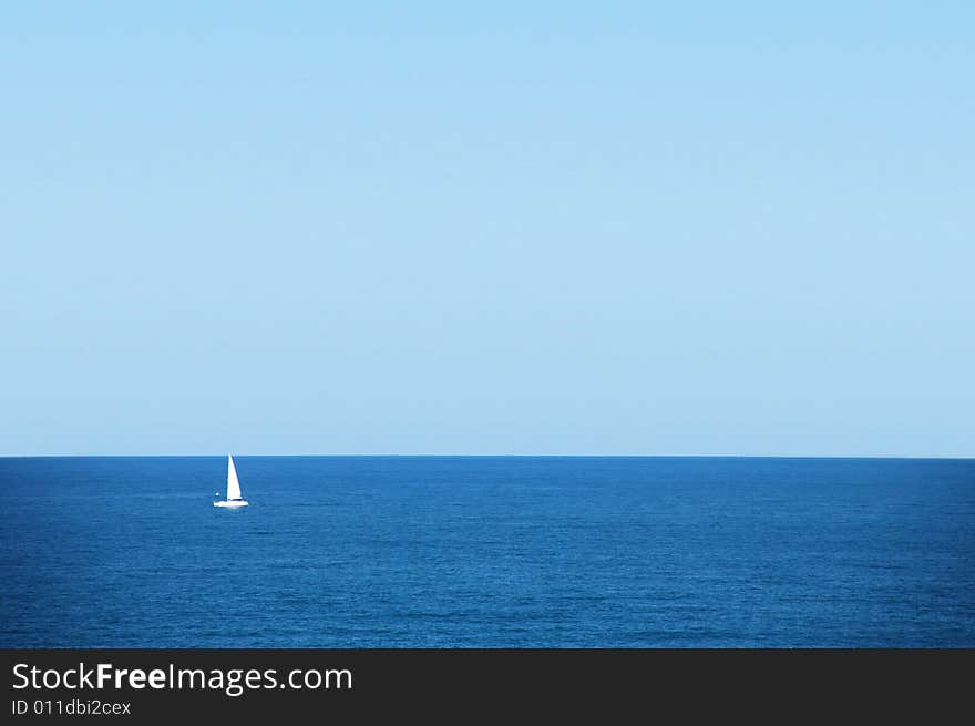 White Sailboat