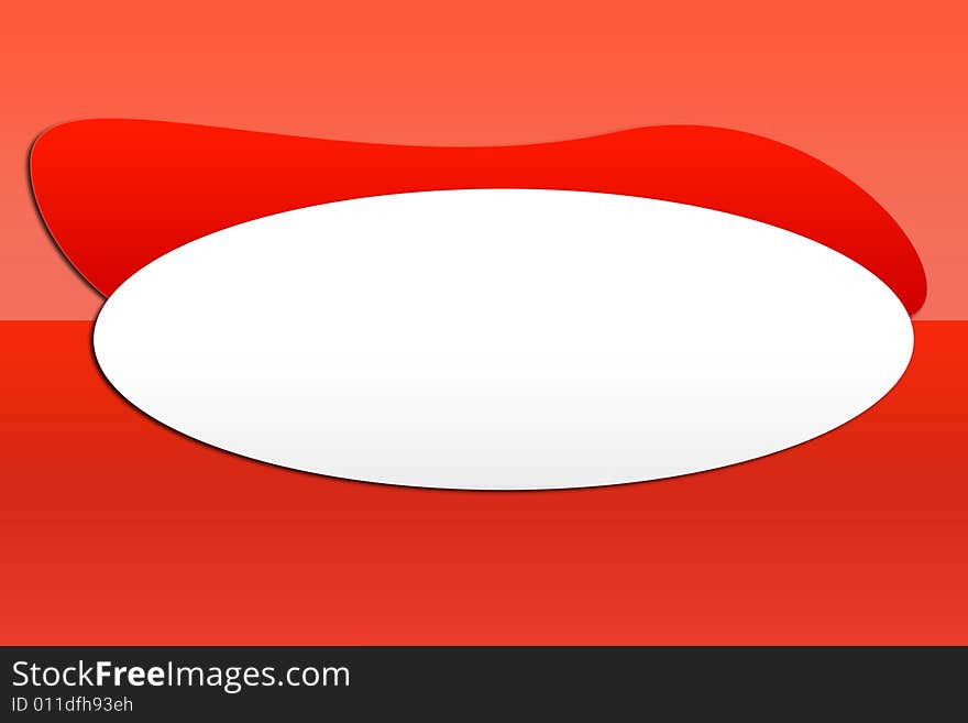 Red Round Banner - 1